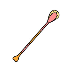 cocktail stirrer icon, cocktail stirrer vector illustration-simple illustration of cocktail stirrer, perfect for cocktail stirrer logos and icons