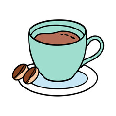 coffee cup icon, coffee cup vector illustration-simple illustration of coffee cup, perfect for coffee cup logos and icons