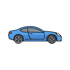 coupe icon, coupe vector illustration-simple illustration of coupe, perfect for coupe logos and icons