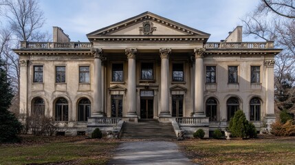 Majestic Abandoned Mansion: A Glimpse into History
