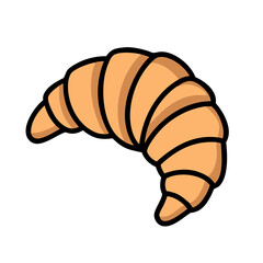 croissant icon, croissant vector illustration-simple illustration of croissant, perfect for croissant logos and icons