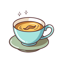 cup of coffee icon, cup of coffee vector illustration-simple illustration of cup of coffee, perfect for cup of coffee logos and icons