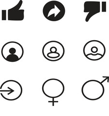 web icons set