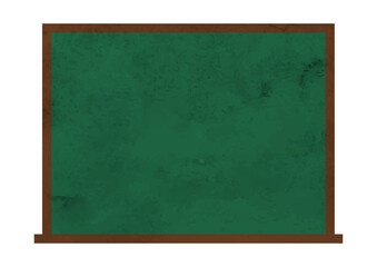 水彩の黒板イラスト（緑） © kobako