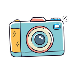 digital camera icon, digital camera vector illustration-simple illustration of digital camera, perfect for digital camera logos and icons