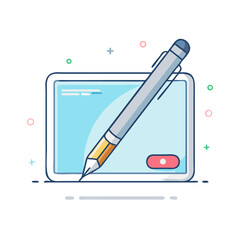 digital pen stylus icon, digital pen stylus vector illustration-simple illustration of digital pen stylus, perfect for digital pen stylus logos and icons