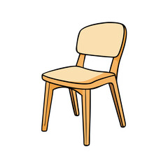 dining chair icon, dining chair vector illustration-simple illustration of dining chair, perfect for dining chair logos and icons