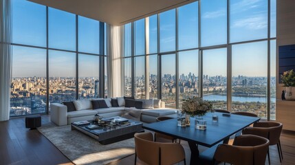 Luxury Penthouse Apartment with Stunning City Views