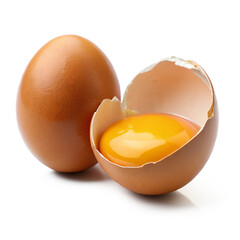 cracked egg PNG, transparent background