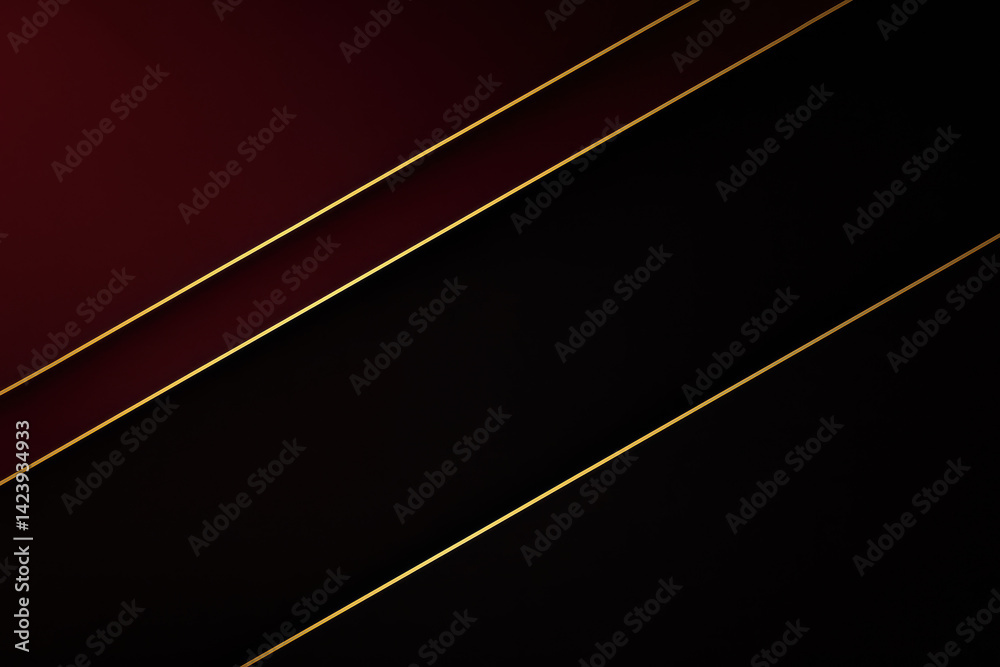 Poster this elegant features dynamic diagonal lines with luxurious maroon and black gradients symbolizing b