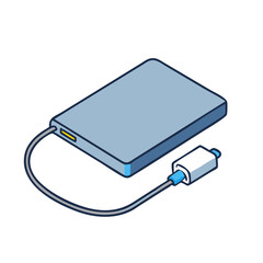 external hard drive icon, external hard drive vector illustration-simple illustration of external hard drive, perfect for external hard drive logos and icons