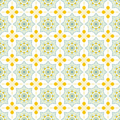 Tile Images, Seamless vector floral pattern with flower art design for vintage textile texture