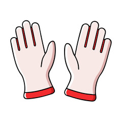 gloves icon, gloves vector illustration-simple illustration of gloves, perfect for gloves logos and icons