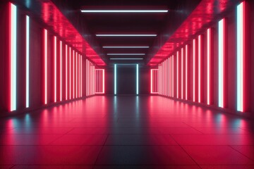 Fototapeta premium Neon Corridor (2)