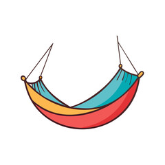 hammock icon, hammock vector illustration-simple illustration of hammock, perfect for hammock logos and icons