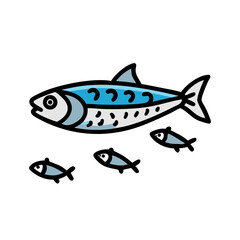 herring icon, herring vector illustration-simple illustration of herring, perfect for herring logos and icons