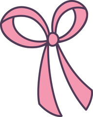 Pink Thin Bow
