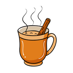 hot buttered rum icon, hot buttered rum vector illustration-simple illustration of hot buttered rum, perfect for hot buttered rum logos and icons