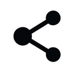 Modern Share Icon for Social Media Platforms  
