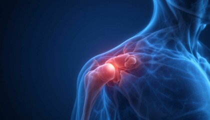 3D Illustration of Human Shoulder Joint