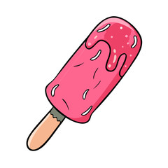 ice pop icon, ice pop vector illustration-simple illustration of ice pop, perfect for ice pop logos and icons