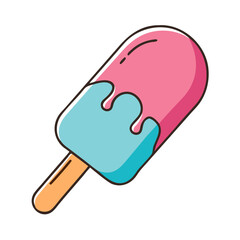 ice pop icon, ice pop vector illustration-simple illustration of ice pop, perfect for ice pop logos and icons