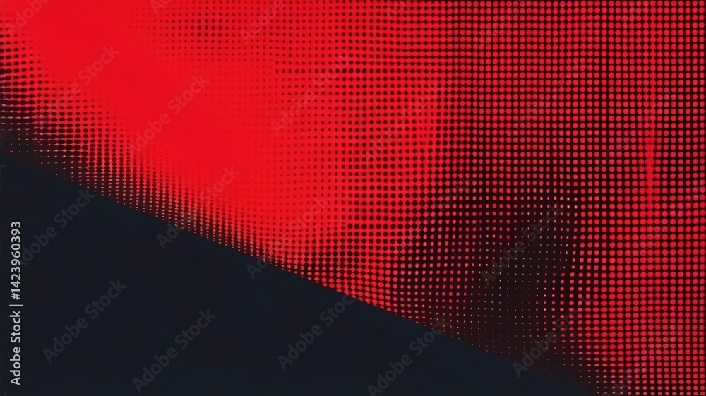 Poster a black and red background with a red line
