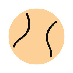 Rubber ball hand drawn toy