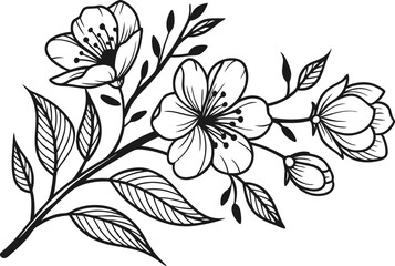 Colorful Flower Design Set for Creative Projects. Vibrant Floral Collection in Artistic Style. Decorative Flower Pack with Bright Colors. Artistic Flower Illustrations in Colorful Theme