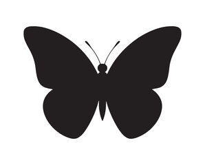 Black butterflies silhouette vector. Flying butterfly vector illustration eps 10