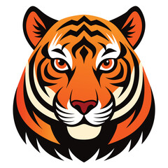 Anger Tiger vector design