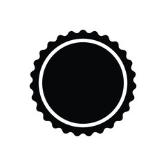 Stamp icon and symbol design on a white background