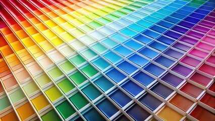 Obraz premium Painting Color Palette Set - Artistic Color Charts