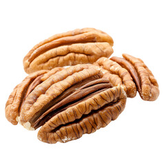 High quality pecan halves close up image perfect for food blogs recipes and packaging