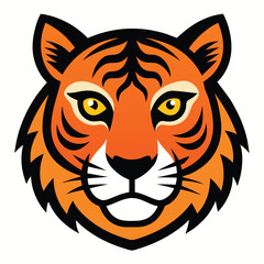 Tiger head vector design