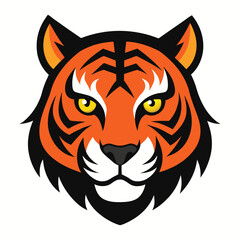 Tiger head vector design