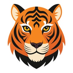 Tiger head vector design