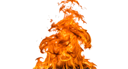 Fiery flames abstract background