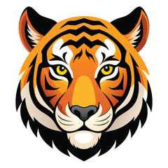 tiger head vector