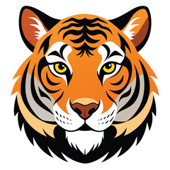 tiger head vector