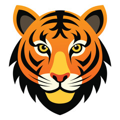 tiger head vector