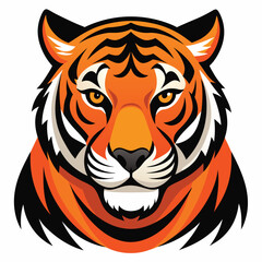 tiger head vector