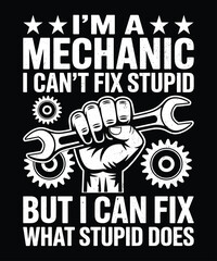 Clean Mechanic Quote T-Shirt