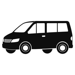 minivan shilhotee vector isolated on white background
