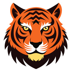 tiger head vector