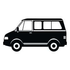  minivan shilhotee vector isolated on white background