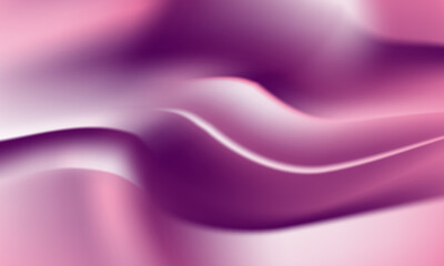 Digital Silk Fabric Waves Pink and Purple Gradient Abstract Background