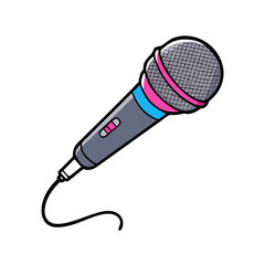 microphone icon, microphone vector illustration-simple illustration of microphone, perfect for microphone logos and icons