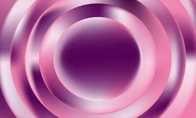 Pink and Purple Abstract 3D Circle Background Modern Gradient Geometric Wallpaper