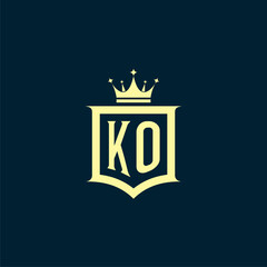 initials law firm logo design vector